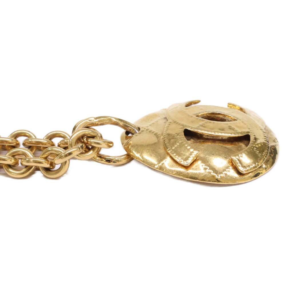CHANEL Gold Logo Necklace - Picture 8 of 9